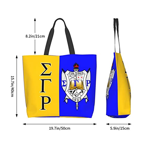 Women'S Tote Bags Sigma Gamma Rho Tote Bag, Everyday Shopping Stylish Simple Tote Bag