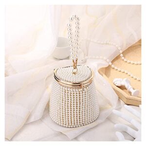 yllwh women evening bags beading holder day clutch pearl wedding bridal handbags for party small purse