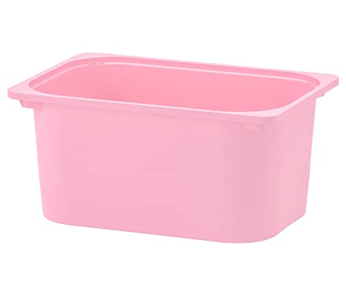 TROFAST Storage Box, Pink; 16 ½x11 ¾x9 ", Stackable Containers/Bins/Baskets, Compatible with Trofast Frames and Lids, Made of Polypropelene Pack of 2