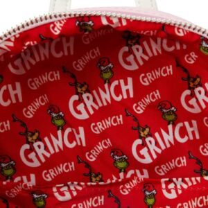 Loungefly Dr Seuss How the Grinch Stole Christmas Lenticular Scene Double Strap Shoulder Bag