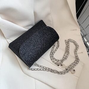 mojoyce Fashion Shiny Sequins Clutch Evening Bag Sparkling Designer Women PU Handbags
