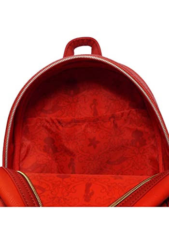 Aladdin Princess Jasmine Red Outfit Cosplay Mini-Backpack - Entertainment Earth Exclusive