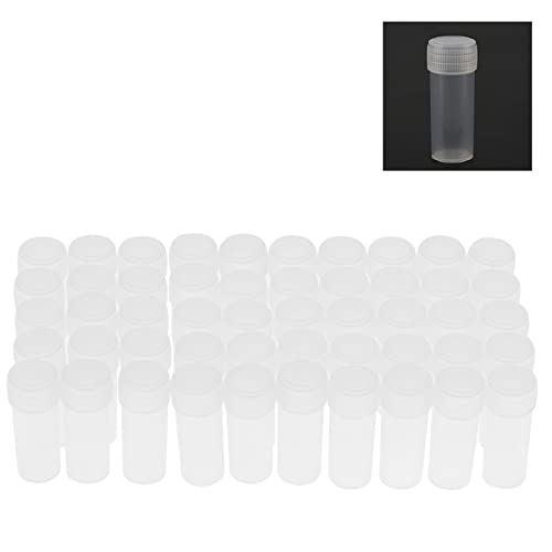 5ml Sample Bottle, Clear Storage Container, Seeds, Granular Objects, Powder Pills for Solids