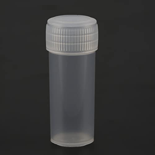 5ml Sample Bottle, Clear Storage Container, Seeds, Granular Objects, Powder Pills for Solids