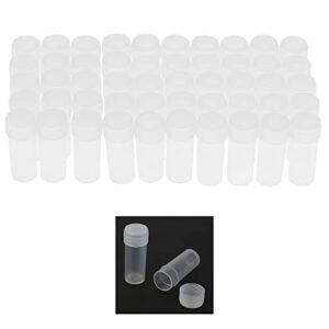 5ml Sample Bottle, Clear Storage Container, Seeds, Granular Objects, Powder Pills for Solids