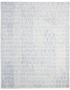 natural weave handtuffted capitola wool area rug (blue, 9 x 12 ft)