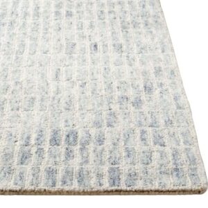 Natural Weave Handtuffted Capitola Wool Area Rug (Blue, 9 x 12 FT)