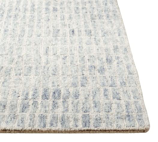 Natural Weave Handtuffted Capitola Wool Area Rug (Blue, 9 x 12 FT)