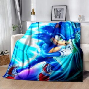 anime cartoon soft throw blanket flannel full season light living room/bedroom warm blanket (set?b,60″x50″)