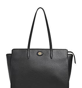 Tory Burch Women's Robinson Tote, Black, One Size