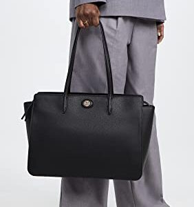 Tory Burch Women's Robinson Tote, Black, One Size