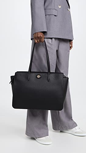 Tory Burch Women's Robinson Tote, Black, One Size