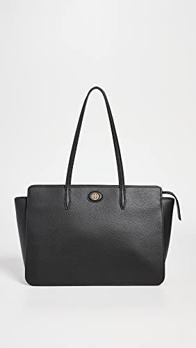 Tory Burch Women's Robinson Tote, Black, One Size