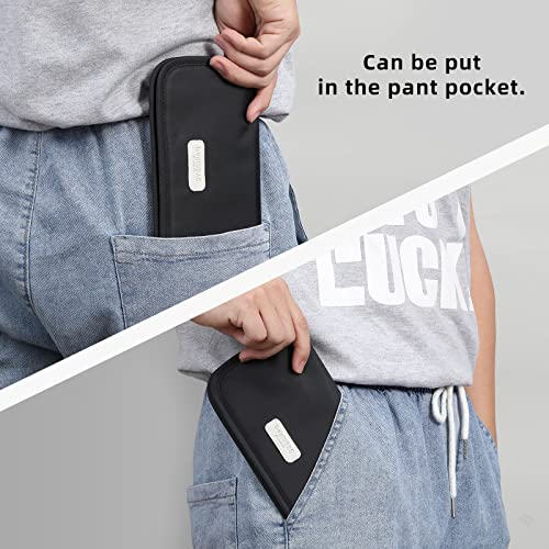 bagINBAG QIANPA Card Holder Wallet for Men & Women，Slim Wallet with Zipper Pocket，Minimalist Wallet RFID with Nylon Fabric