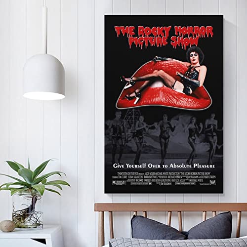 TONGYANG The Rocky Horror Picture Show Poster Movie Posters for Bedroom Aesthetic Wall Decor Canvas Wall Art Gift 12x18inch(30x45cm)