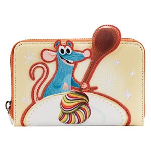 loungefly disney pixar moments ratatouille dish zip-around wallet