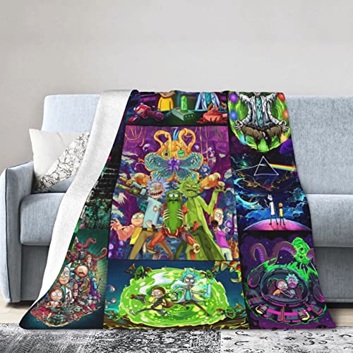 Ultra-Soft Micro Fleece Blanket 3D Fashion Print All Season Couch Sofa Warm Bed Throw Blanket Perfect for Kids Adults Family Birthday Gift 60"X50"