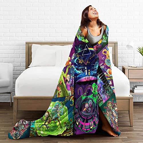 Ultra-Soft Micro Fleece Blanket 3D Fashion Print All Season Couch Sofa Warm Bed Throw Blanket Perfect for Kids Adults Family Birthday Gift 60"X50"