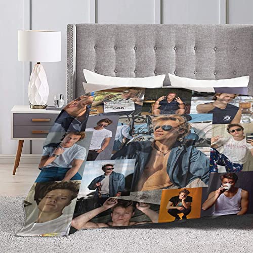 Television Series Pogue Life,Outer Banks North Carolina Blanket Soft Cozy Throw Blanket Flannel Blankets for Bed Car Couch Living Room Travel50 x40