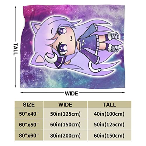 Enming Cartoon Game Blanket All Season Ultra Soft Throw Blanket Flannel Fleece, Warm Fuzzy Throw for Couch Bed Sofa 50''x40''