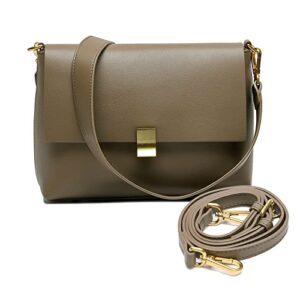 hakkensuru crossbody bags for women designer shoulder bags genuine leather handbag satchel purses with adjustable detachable strap