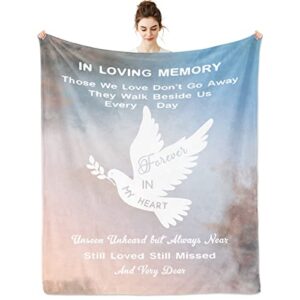 Bereavement Gifts, Sympathy Gift, Memorial Gifts for Loss of Loved one, Sympathy Blanket 60"x 50", Bereavement Gifts for Loss of Father, Memorial Gifts for Loss of Mother, Bereavement Gifts Ideas