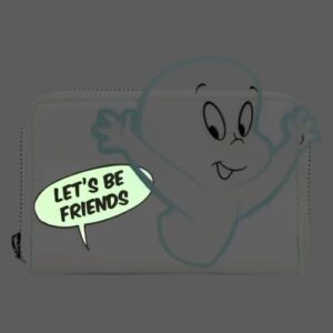 Loungefly Casper the Friendly Ghost Glow Zip Around Wallet