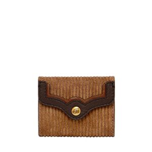 fossil women’s heritage leather trifold wallet