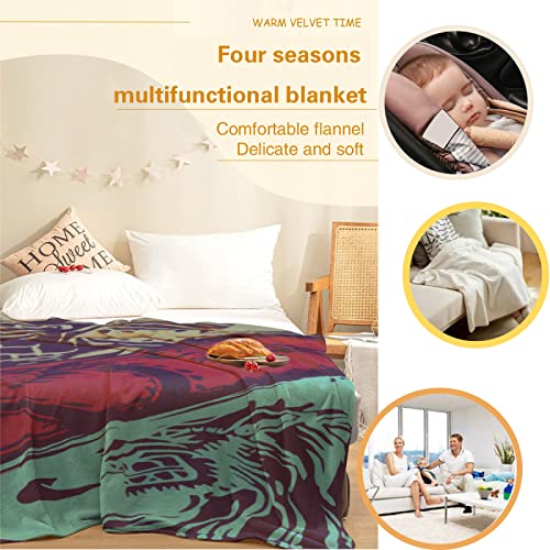 Flannel Warm Blanket for Couch, Bed, Sofa – Soft Cozy Plush Throw Blankets Microfiber Luxurious 50x60 Inches