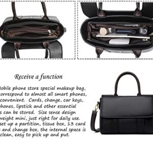 FSD.WG Small Quilted Crossbody Bag,Leather Ladies Shoulder Purses, Classic Satchel Handbag,Phone Wallet Purse for Women