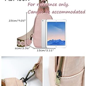 AoMoon Sling Bag for Women,PU Leather small sling bags Multipurpose chest bag crossbody bags for women Travel