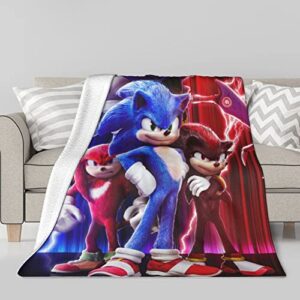 cartoon game movie blanket, soft anime bed throw blanket home decor for bedding couch sofa all seasons throw blankets – 3 50″x 40″