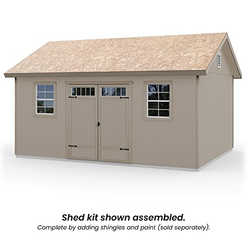 Handy Home Products Scarsdale 10x16 Do-It-Yourself Wooden Storage Shed