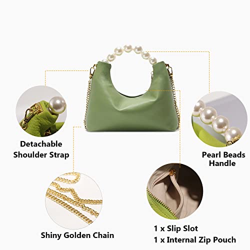 Pearl Clutch Purses For Women Evening Bags Formal, Top-Handle Bags Black Shoulder Bags Party handbags