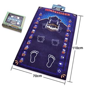 jiaohaowei Children Prayer Rug Muslim,Islamic Prayer mat,Rugs Area,Electronic Muslim Prayer Rug Islamic Turkish Rugs for Kids, Great Ramadan Gifts