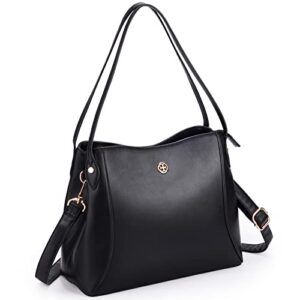 missnine hobo bags for women pu leather purse fashion crossbody handbag chic tote bag with adjustbale shoulder strap