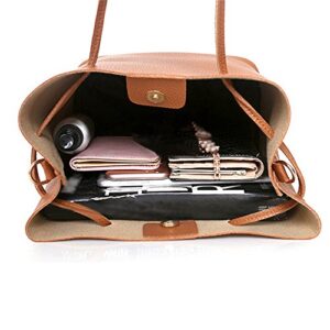 Tote Bag for Women 2023 in Leather Handbags 4pcs Hobo Bags Ladies Fashion Purse Shoulder Bags Girls Faux Satchel Purse