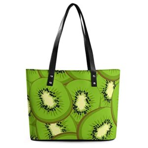 womens handbag kiwi pattern leather tote bag top handle satchel bags for lady
