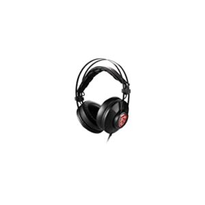 MSI H991 Wired PC Gaming Headset, Built-in Microphone, Noise Cancellation, in-Line Control, Ergonimic Design, Adjustable Headband, Notebook/PC/Mobile