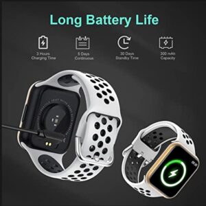 2023 Smart Watch,Fitness Activity Tracker 1.72"Touch Screen Fitness Watch with Heart Rate Sleep Monitor,Blood Oxygen,Step Counter for Men Women Kids 3ATM Waterproof Smartwatch Sports for iOS Android