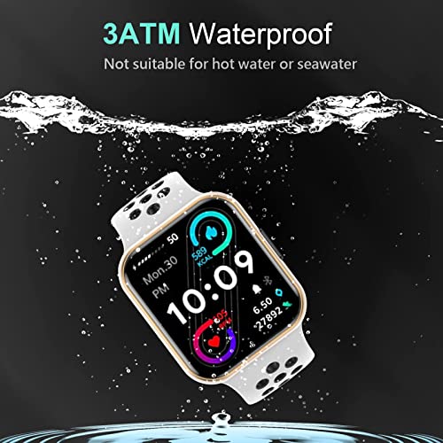 2023 Smart Watch,Fitness Activity Tracker 1.72"Touch Screen Fitness Watch with Heart Rate Sleep Monitor,Blood Oxygen,Step Counter for Men Women Kids 3ATM Waterproof Smartwatch Sports for iOS Android