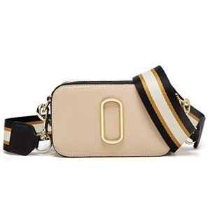 aytotoro crossbody bag for women fashion ladies designer leather small shoulder bag handbags clutch girls purses evening bag (khaki)