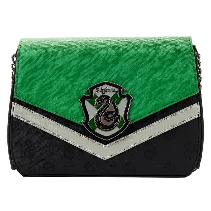 Loungefly Harry Potter Slytherin Chain Strap Crossbody Bag