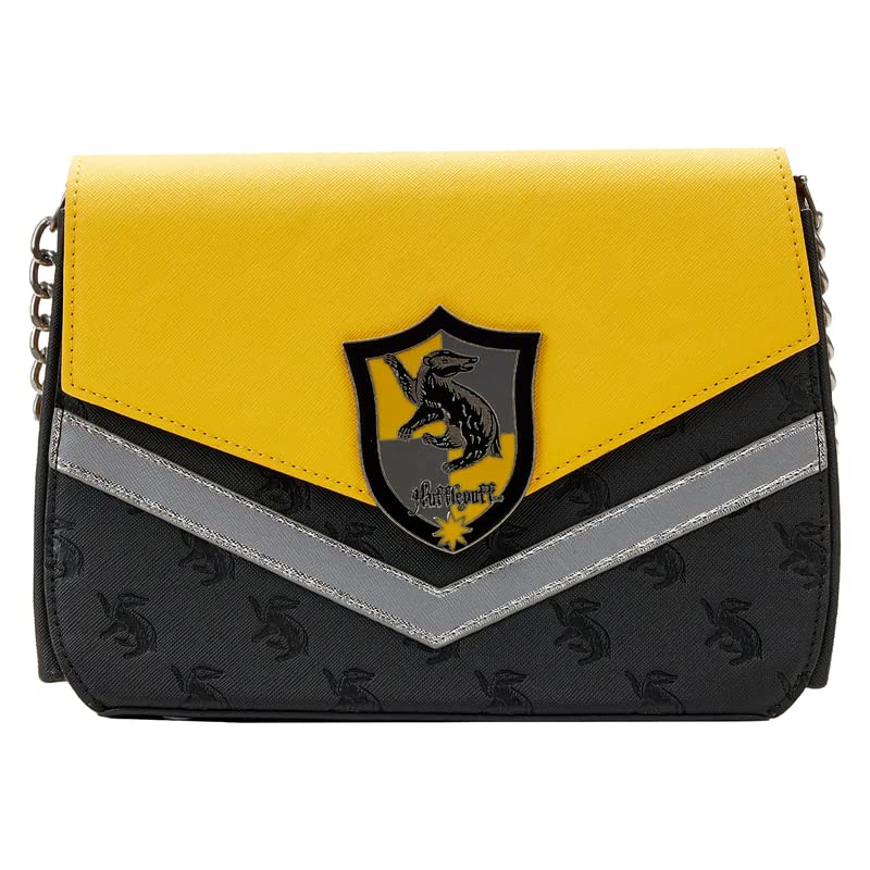 Loungefly Harry Potter Hufflepuff Chain Strap Crossbody Bag