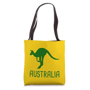 kangaroo aussie roo australia tote bag