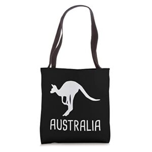 kangaroo aussie roo australia tote bag