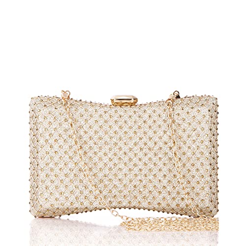 BABEYOND Rhinestone Clutch Evening Bag - Women's Glitter Bling Crossbody Purses for 1920s Party Prom Wedding