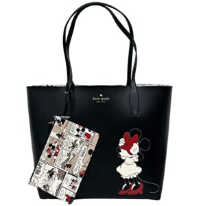 kate spade x disney new york minnie mouse tote bag large (minnie mouse)
