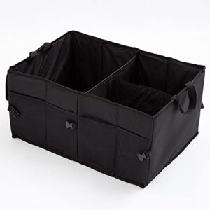 car trunk organizer rugged foldable cargo storage box for car truck suv trunk (d 40 * 28 * 2.5cm)