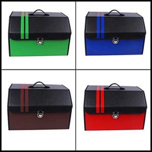 Support Car Storage Bag Pu Leather Trunk Storage Box Storage Bag Folding Folding Car Trunk Cleaning Finishing